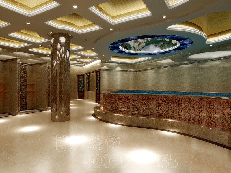 杭州大型浴场装修设计 - 装修效果图