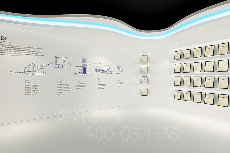 集团展厅装修案例,集团展厅案例效果图片,展厅装修设计