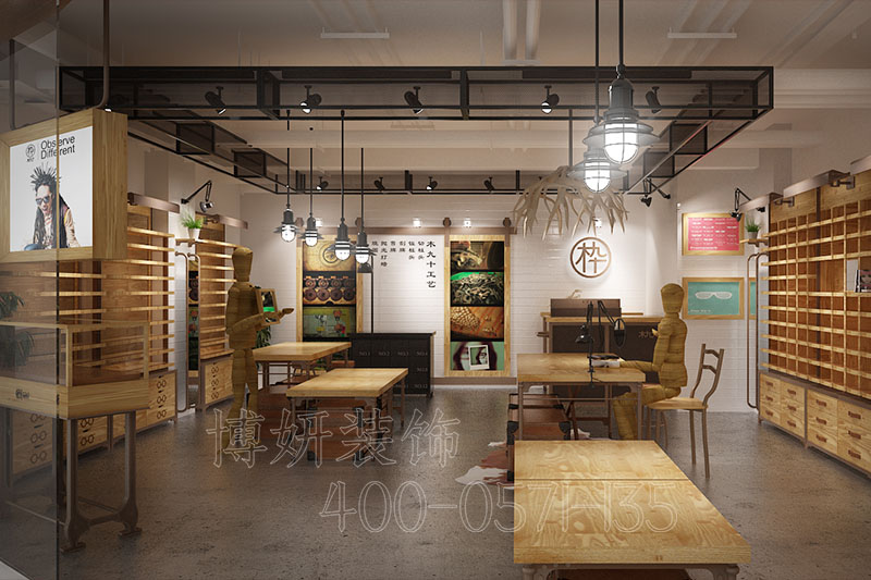 眼镜店装修,眼镜店设计,杭州眼镜店装修,杭州装修公司