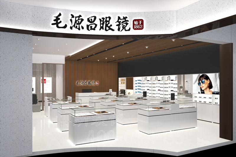 眼镜店装修,眼镜店设计,杭州眼镜店装修,杭州装修公司