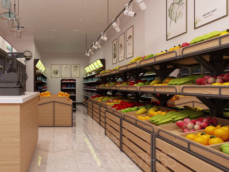 杭州水果店装修,杭州水果店面装修,杭州装修公司