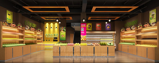 杭州水果蔬菜超市装修,杭州水果店装修,杭州蔬菜店装修,杭州装修公司