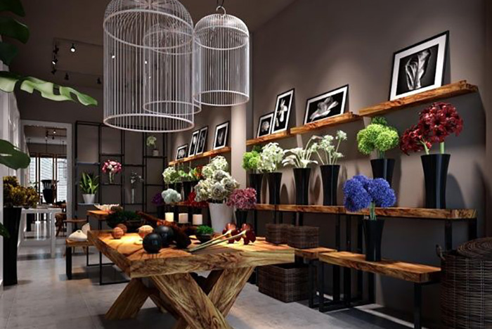 杭州花店装修设,杭州鲜花店装修,杭州鲜花店面装修,杭州装修公司