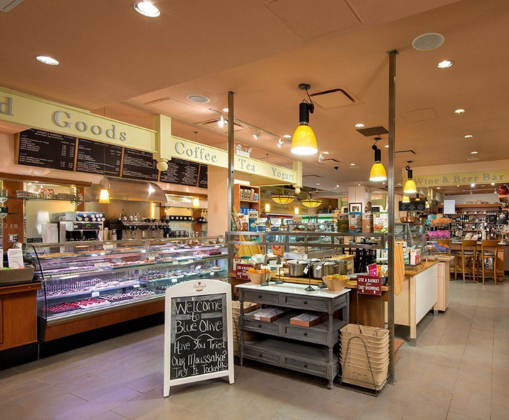 杭州上城区休闲食品店装修设计,杭州食品店装修风格大全,杭州专业店铺装修公司