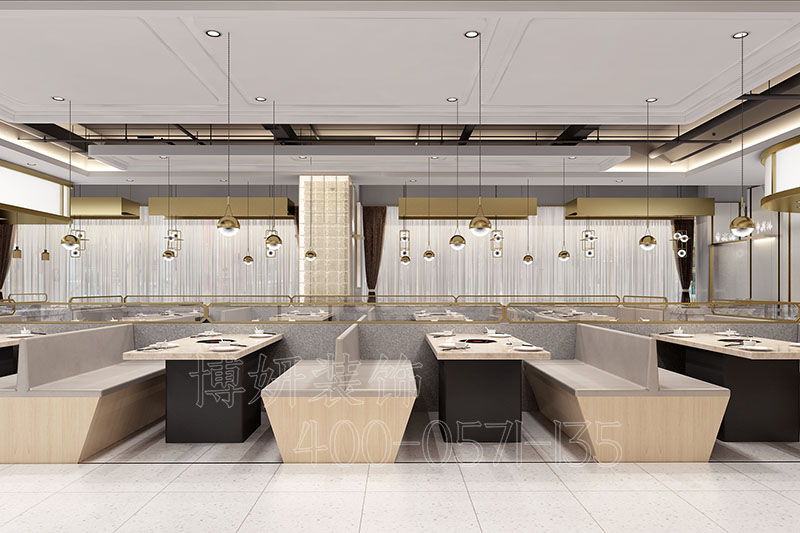 杭州自助餐厅装修设计,杭州专业的自助餐厅装修风格,杭州自助餐厅设计效果案例