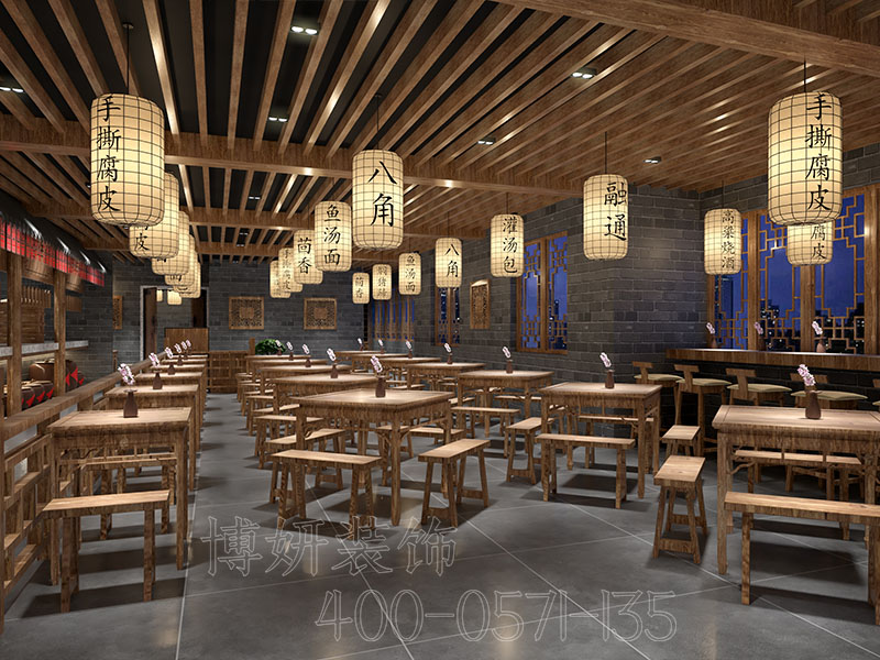 杭州室内快餐店装修尺寸,杭州快餐店装修设计公司,杭州专业快餐店装修选择